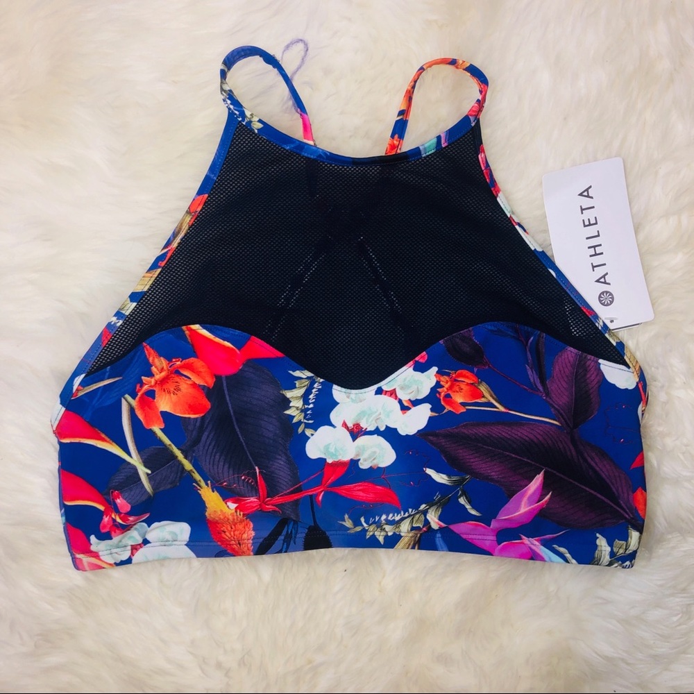 Athleta High Neck Bikini Top Size X-Large XL